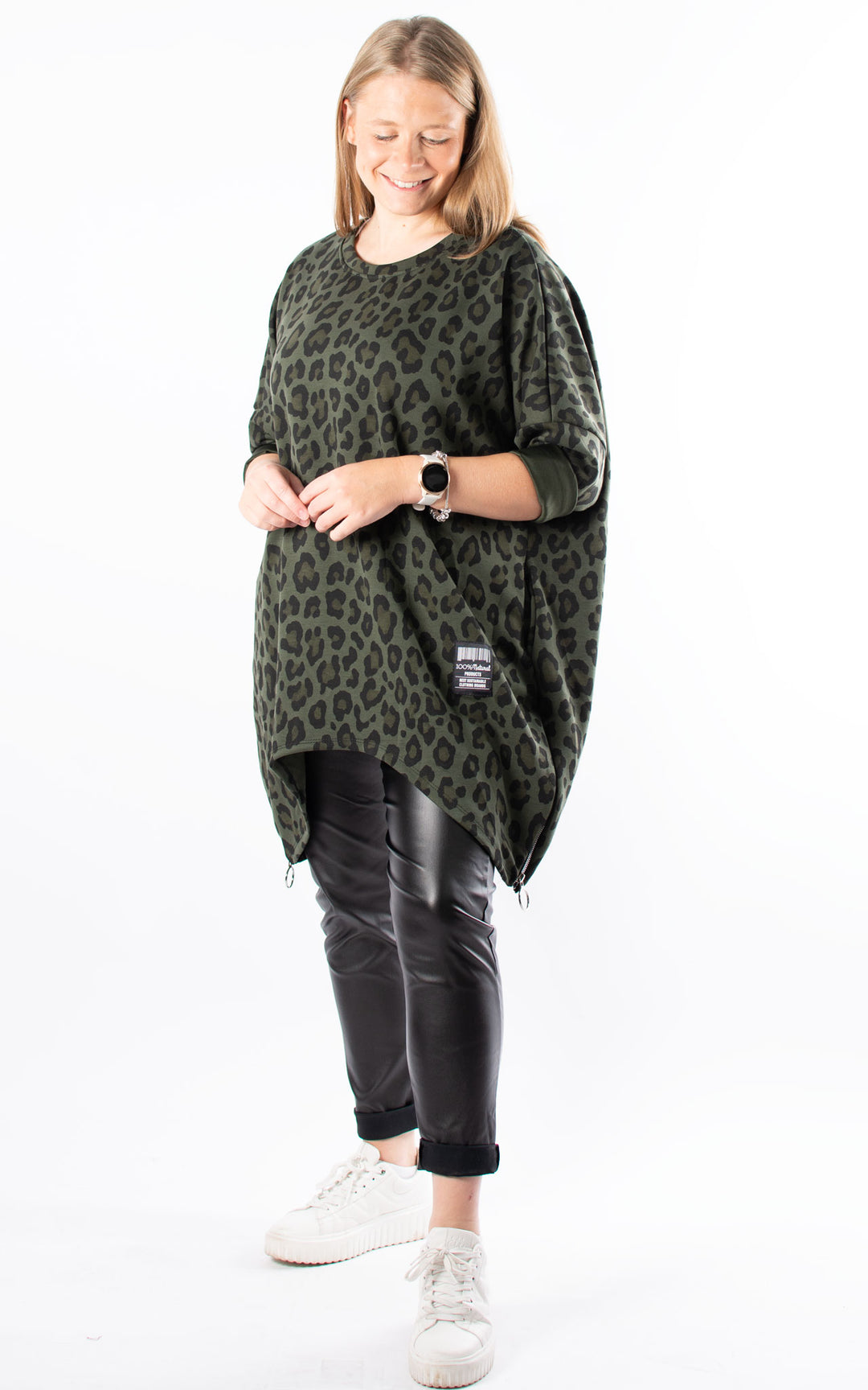 *PRE-ORDER* Keeley Tunic | Leopard | Khaki