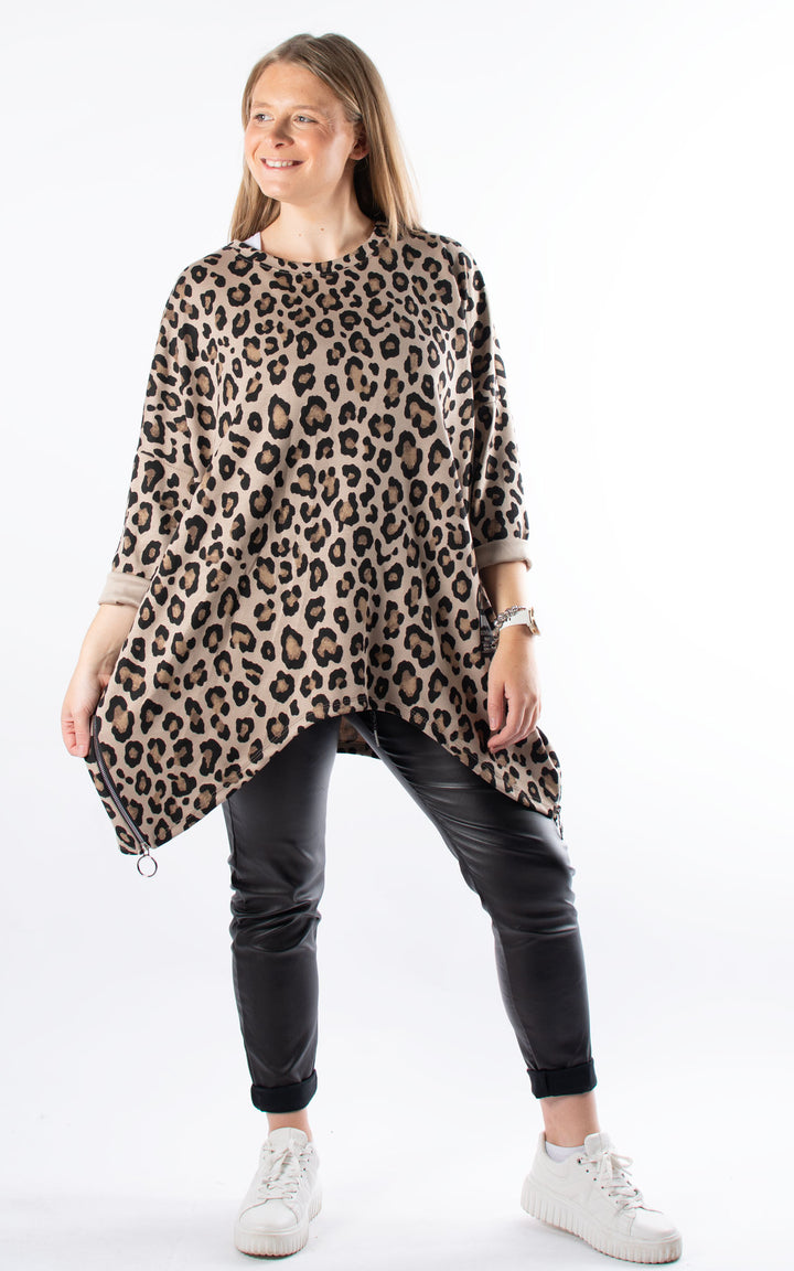 *PRE-ORDER* Keeley Tunic | Leopard | Mocha