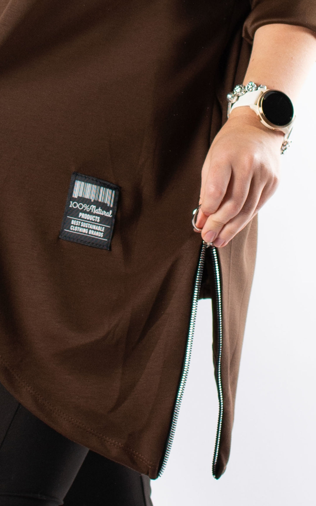 Keeley Tunic | Plain | Chocolate