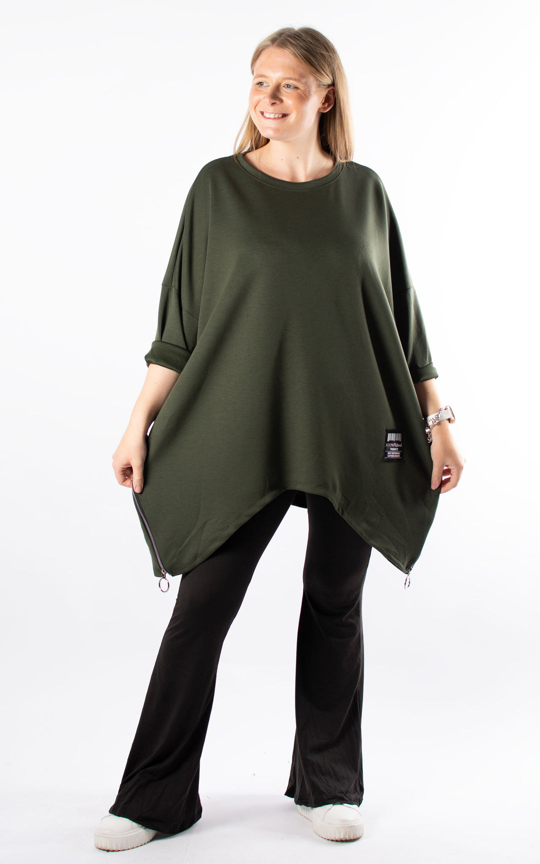 Keeley Tunic | Plain | Khaki