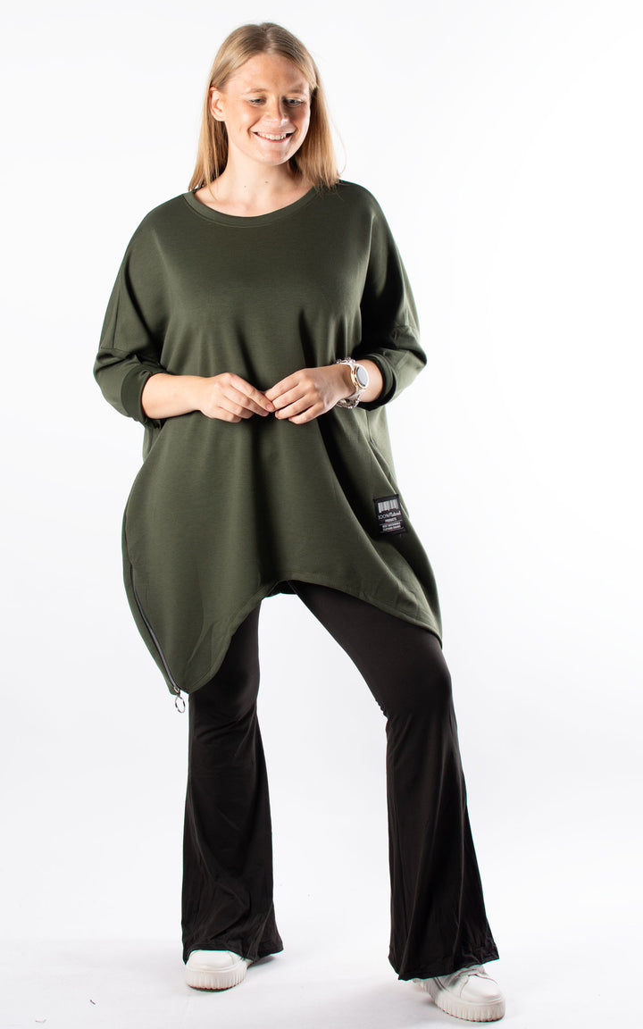 Keeley Tunic | Plain | Khaki