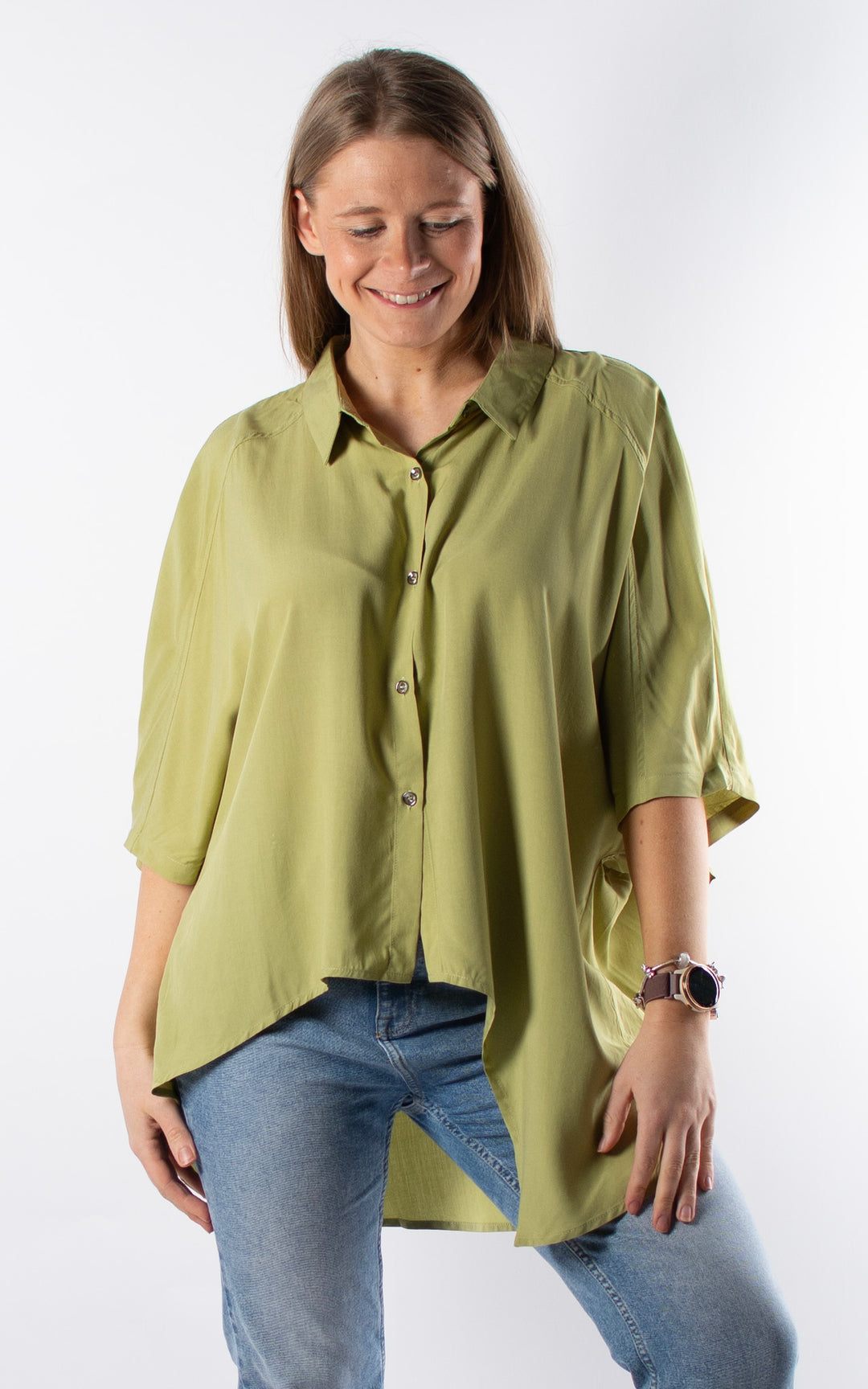 Kennedy Button Shirt | Green