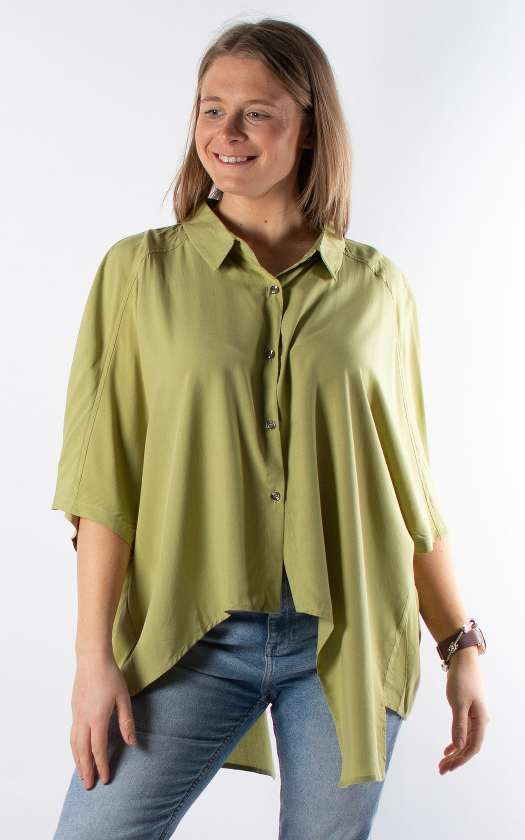 Kennedy Button Shirt | Green