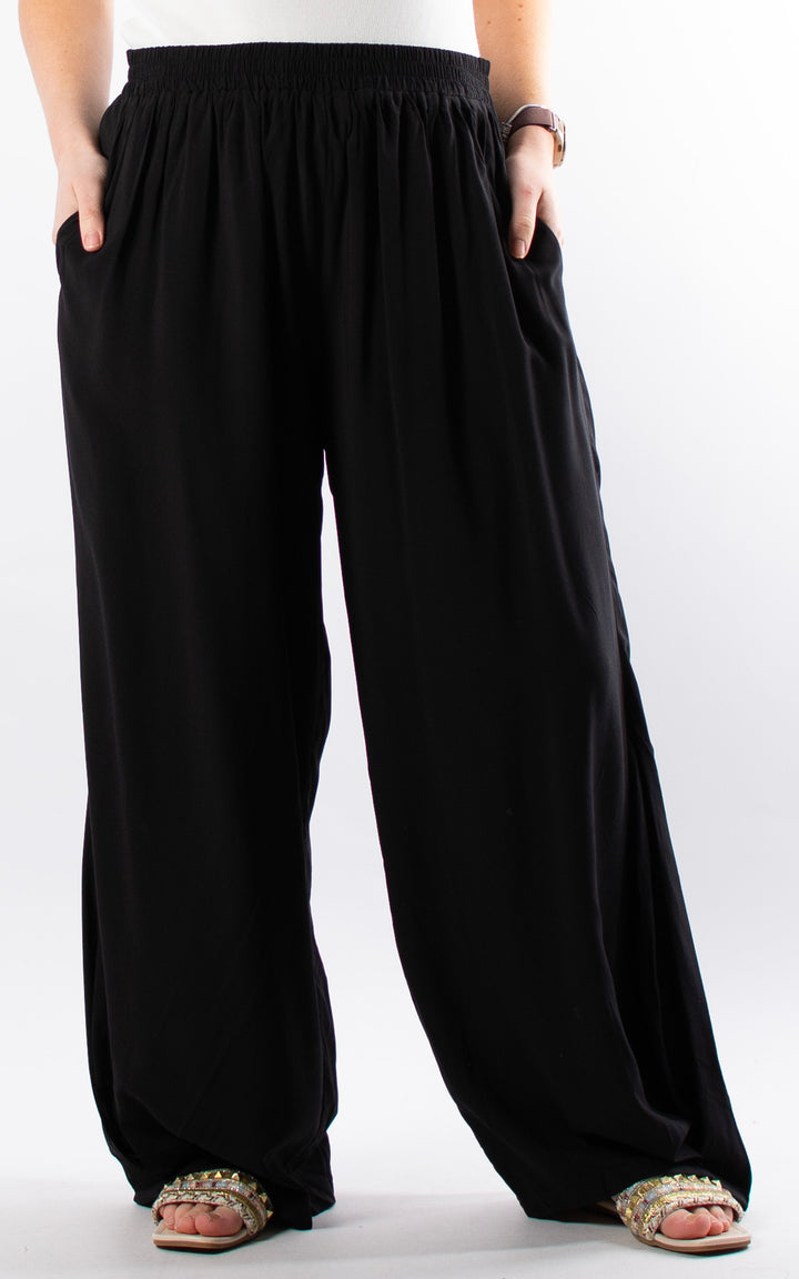 Kennedy Wide Leg Trouser | Black