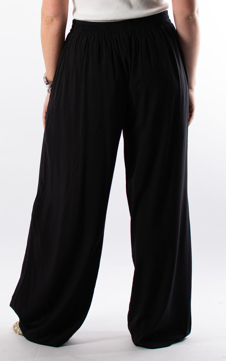 Kennedy Wide Leg Trouser | Black