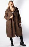 Kerry Boucle Coat | Chocolate