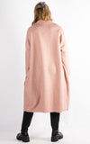 Kerry Boucle Coat | Dusky Pink