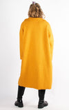 Kerry Boucle Coat | Mustard