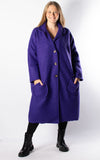 Kerry Boucle Coat | Purple