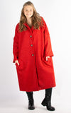 Kerry Boucle Coat | Red