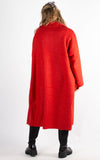 Kerry Boucle Coat | Red