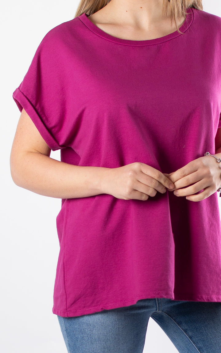 Khloe T-Shirt | Plum