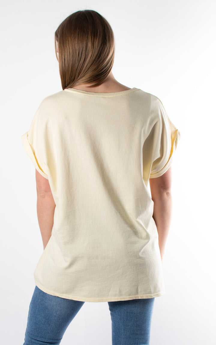 Khloe T-Shirt | Yellow