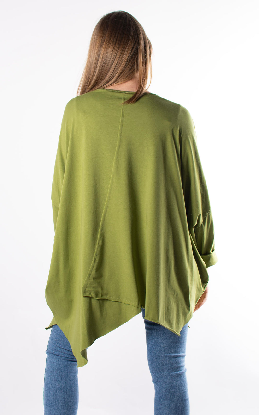 Kirsten Long Line Top | Green