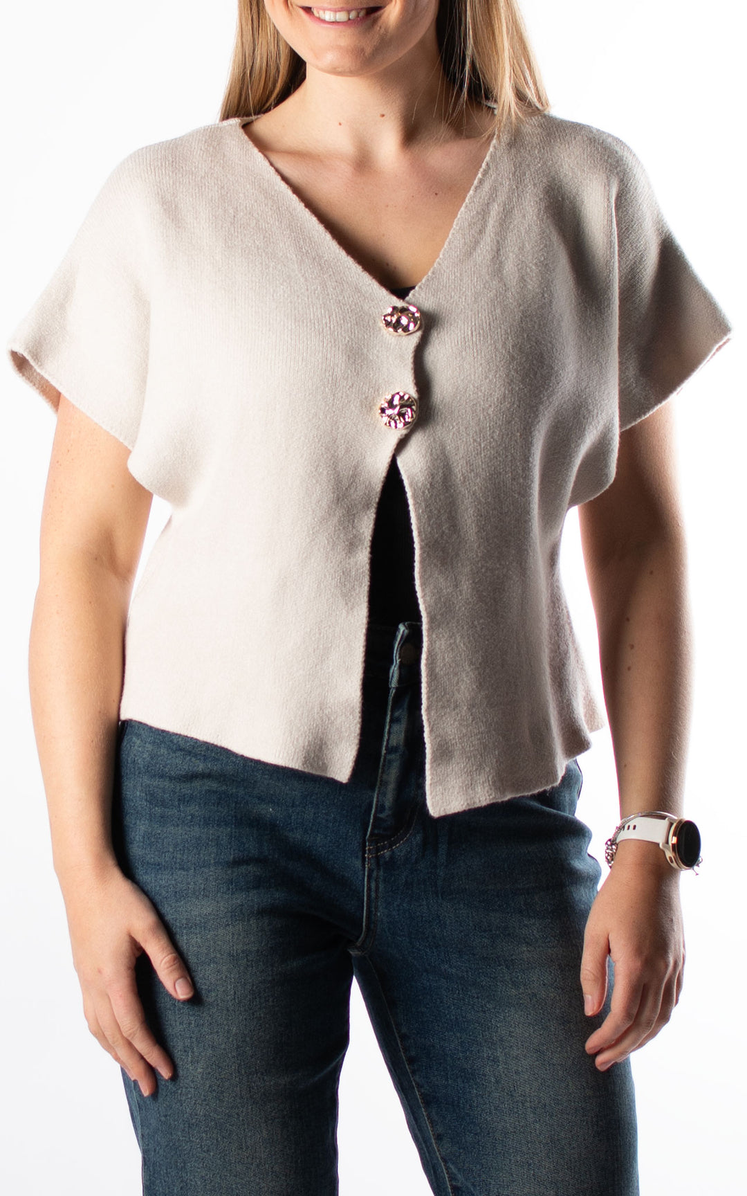 Knitted Cover Up | Beige