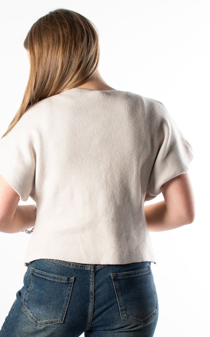 Knitted Cover Up | Beige