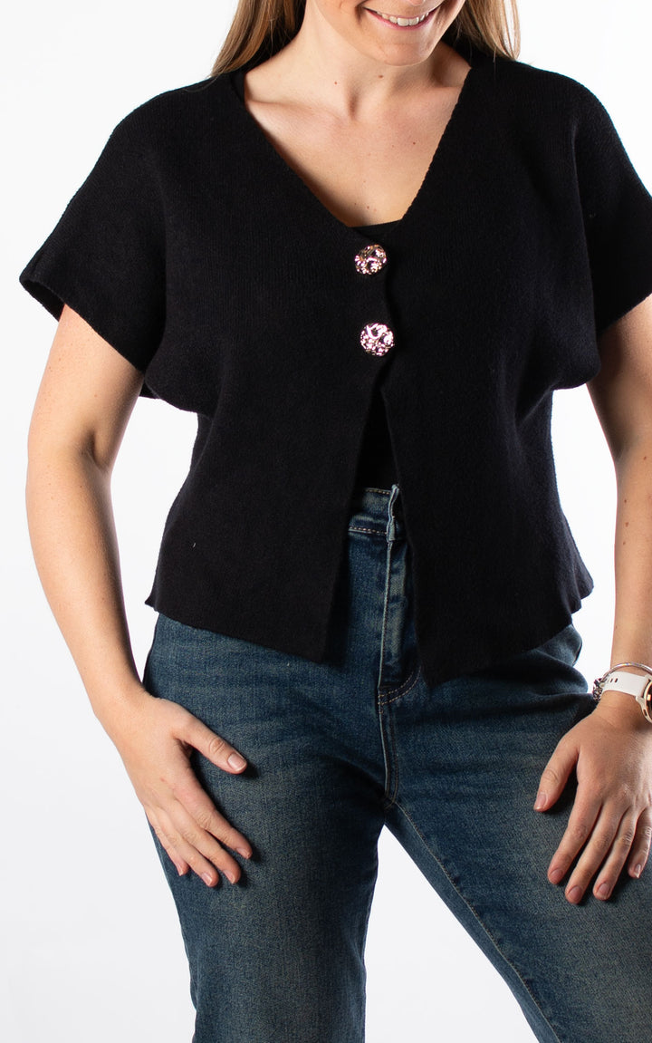 Knitted Cover Up | Black