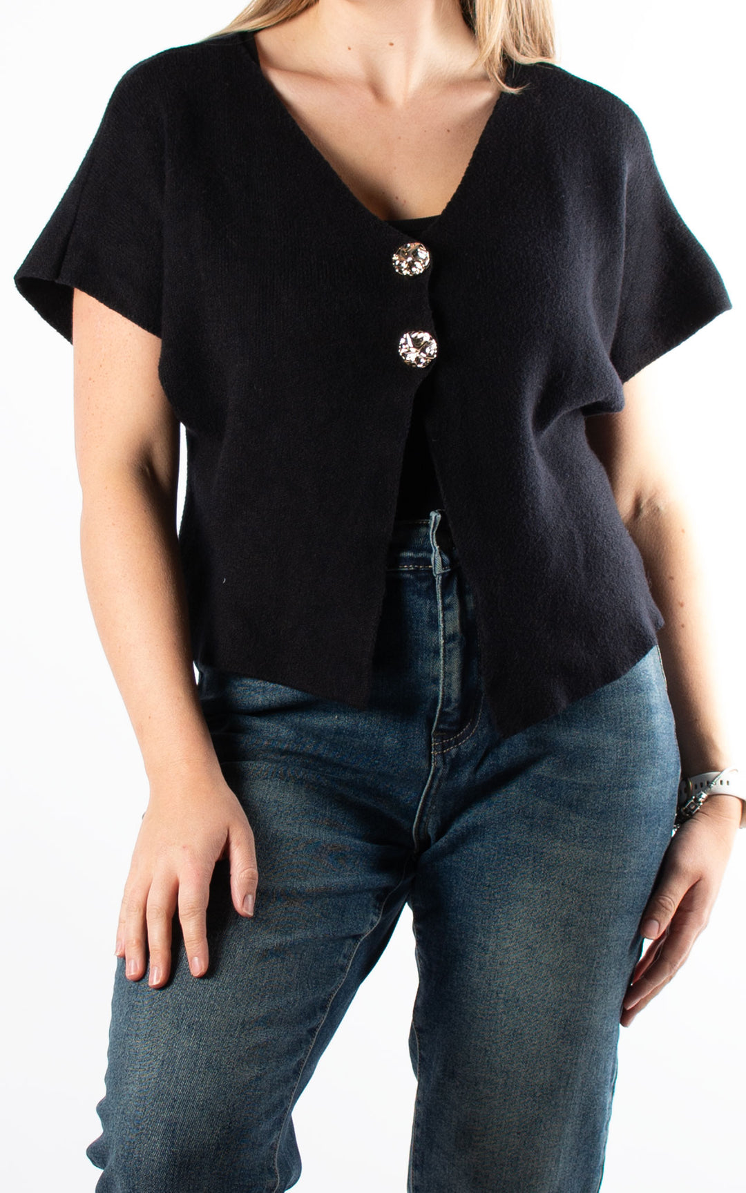 Knitted Cover Up | Black