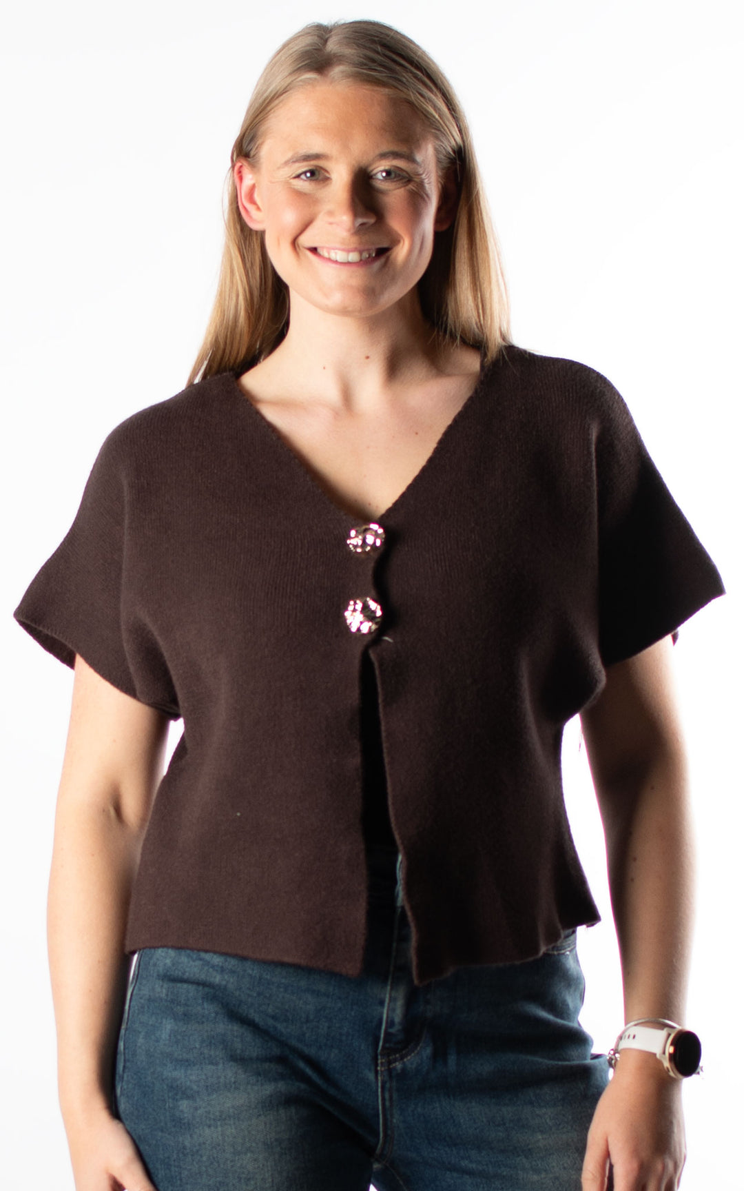 Knitted Cover Up | Chocolate