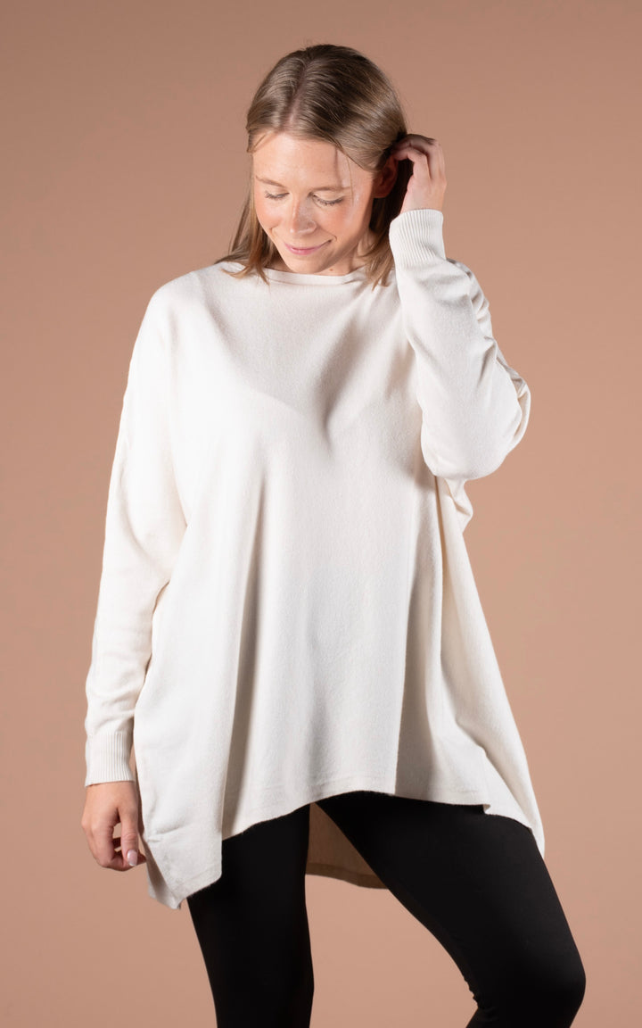 Kori Button Back Top | Beige