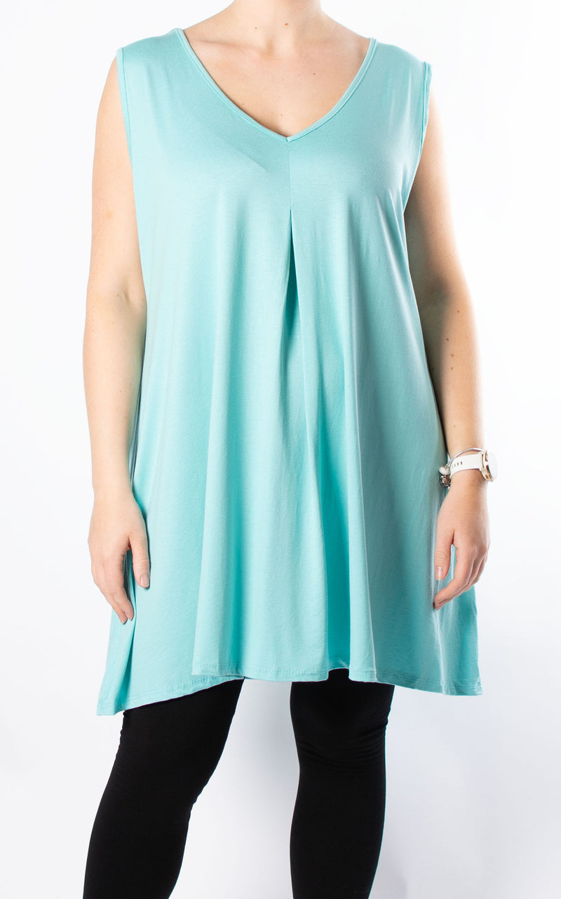 Lacey Tunic Vest | Turquoise
