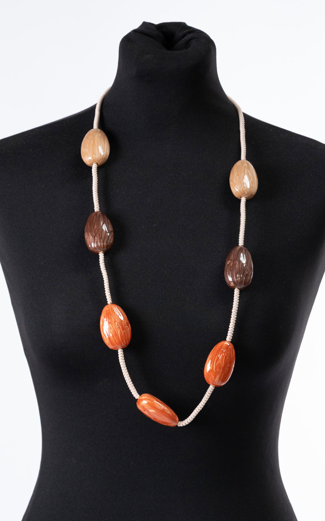 Laila Necklace | Chocolate&Rust