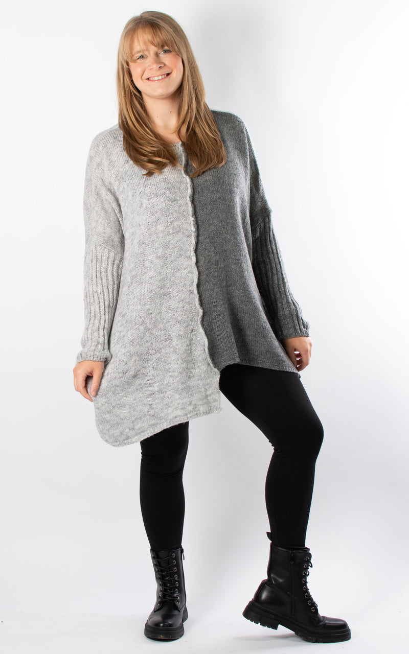 Lana Knit Jumper | Grey