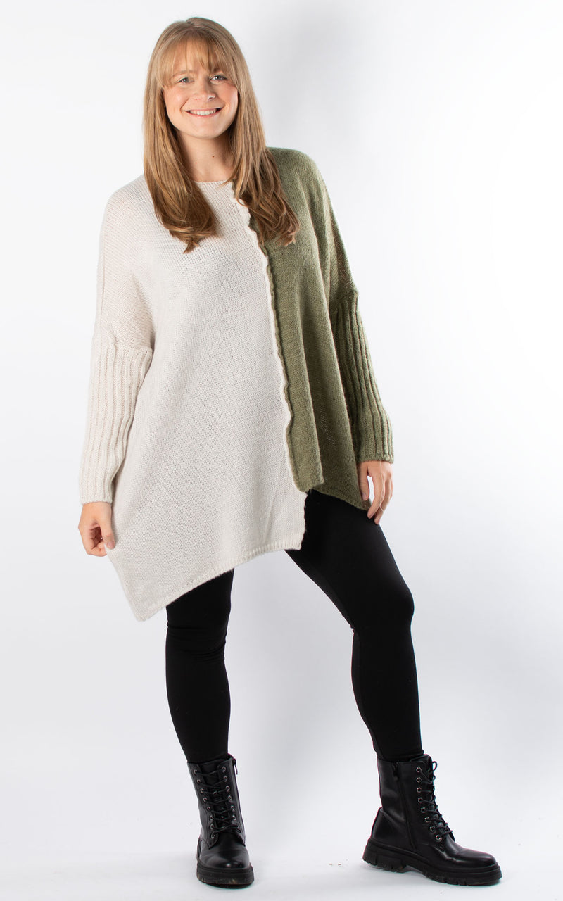 Lana Knit Jumper | Khaki