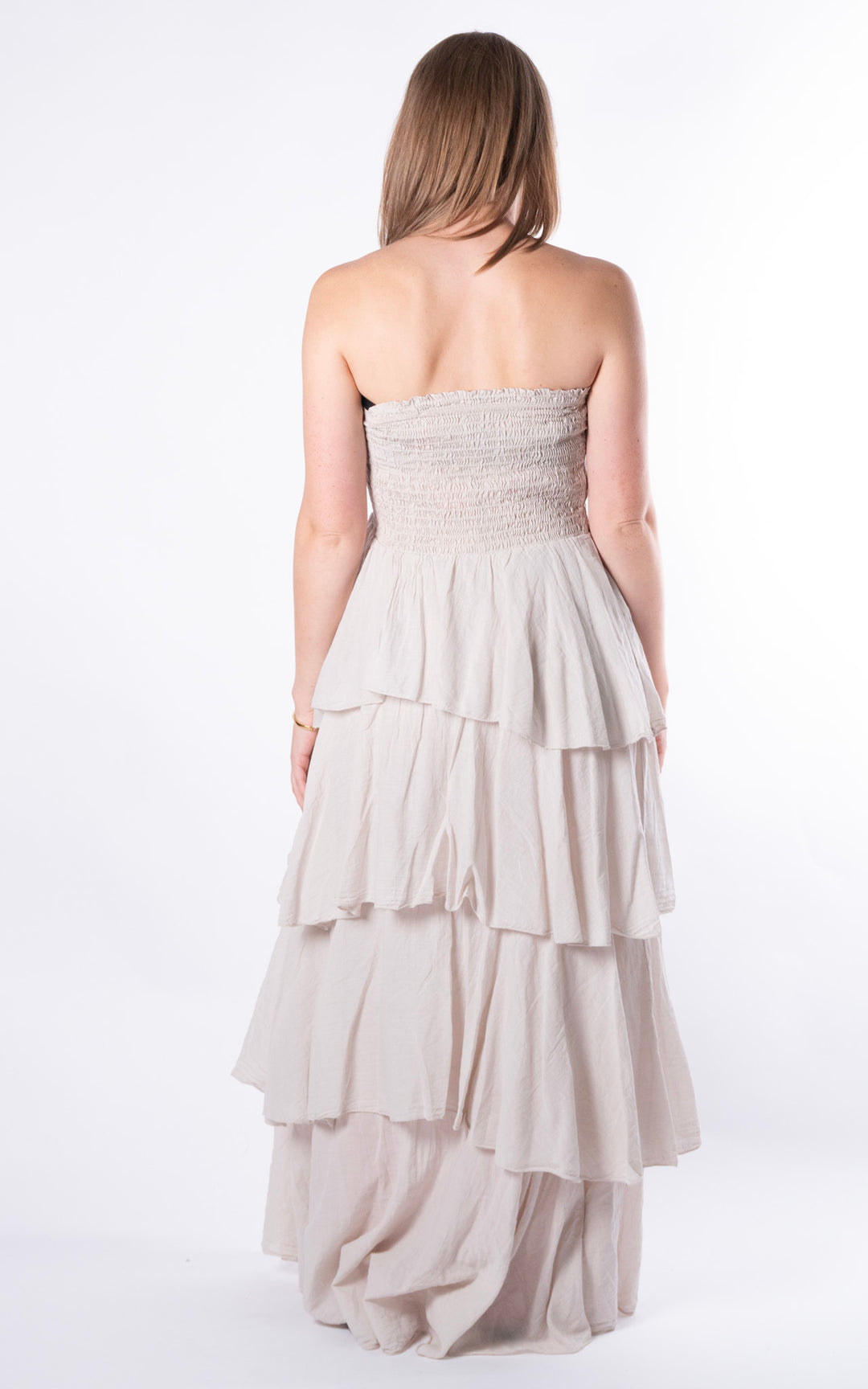 Lara Layered Dress | Beige