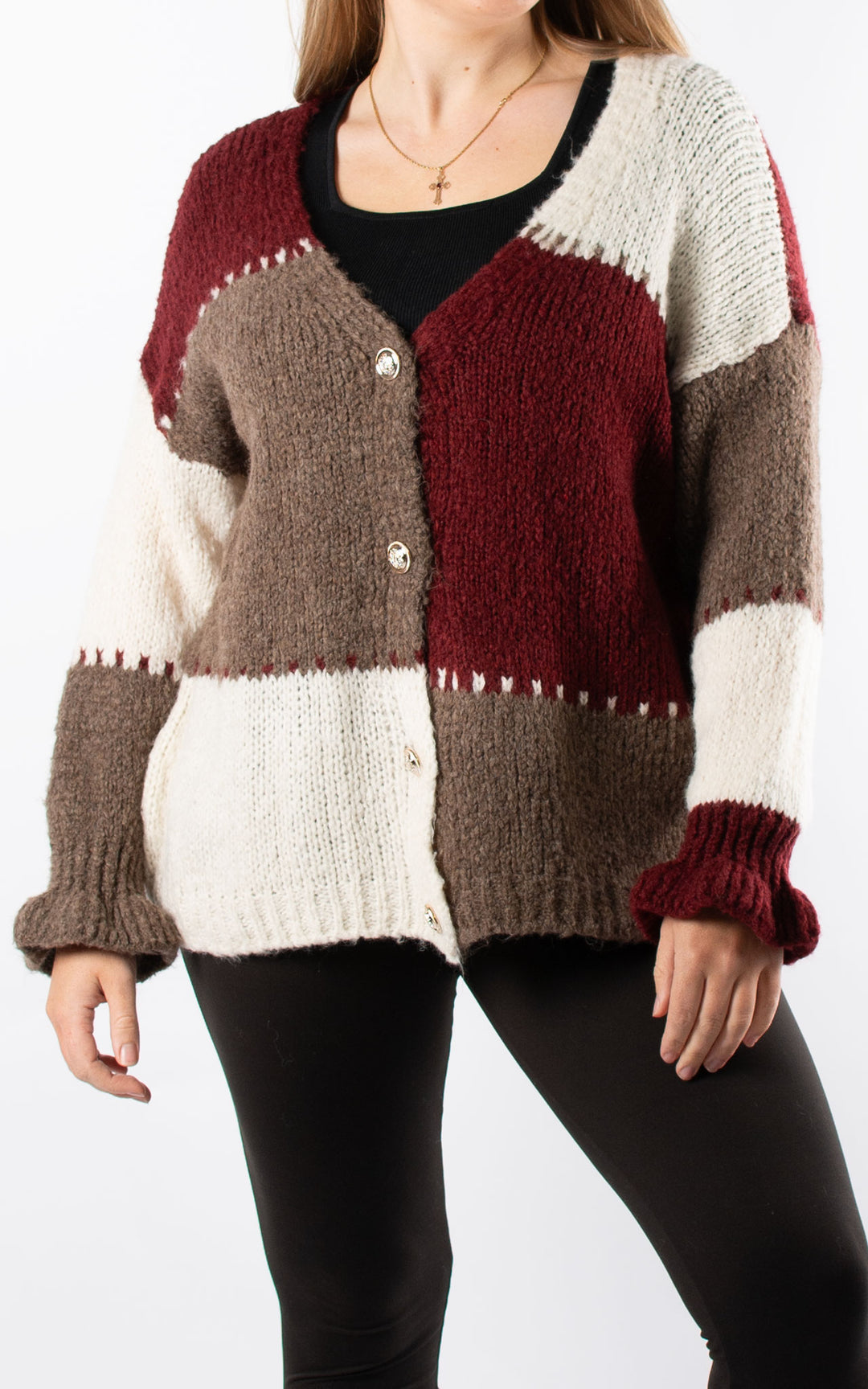 Laura Cardigan | Burgundy