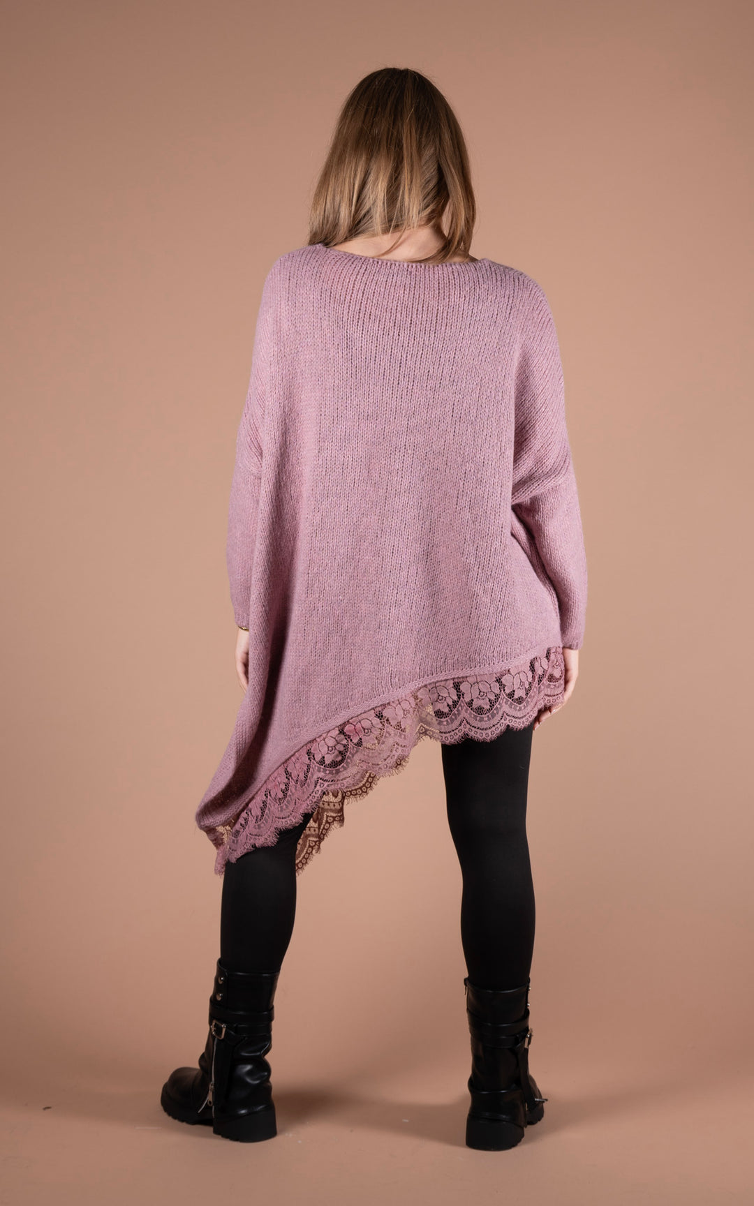 Laurel Asymmetric Jumper | Mauve
