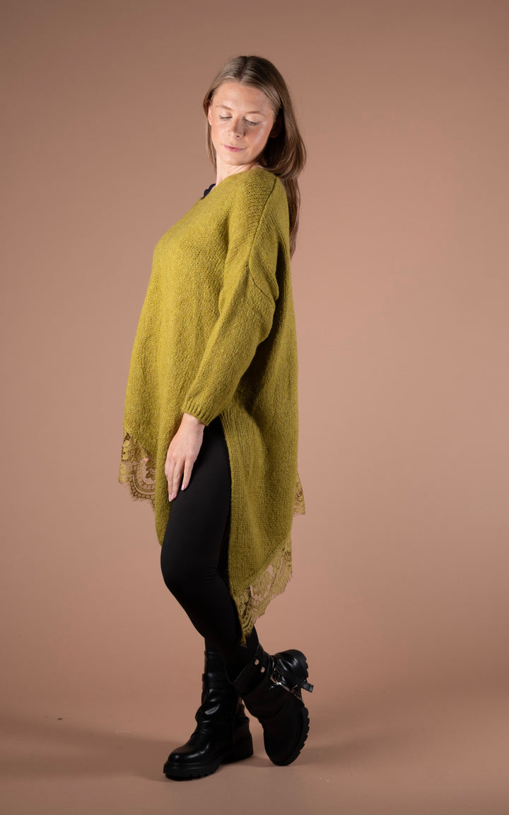 Laurel Asymmetric Jumper | Moss
