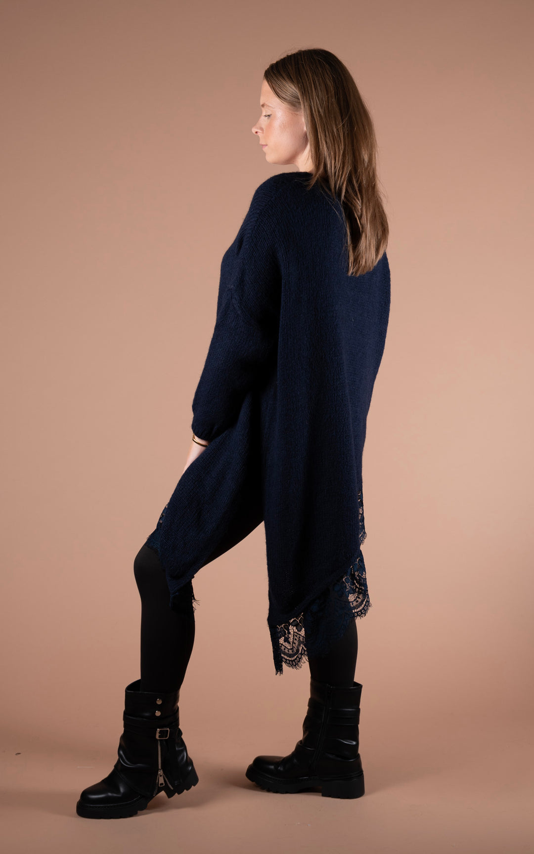 Laurel Asymmetric Jumper | Navy