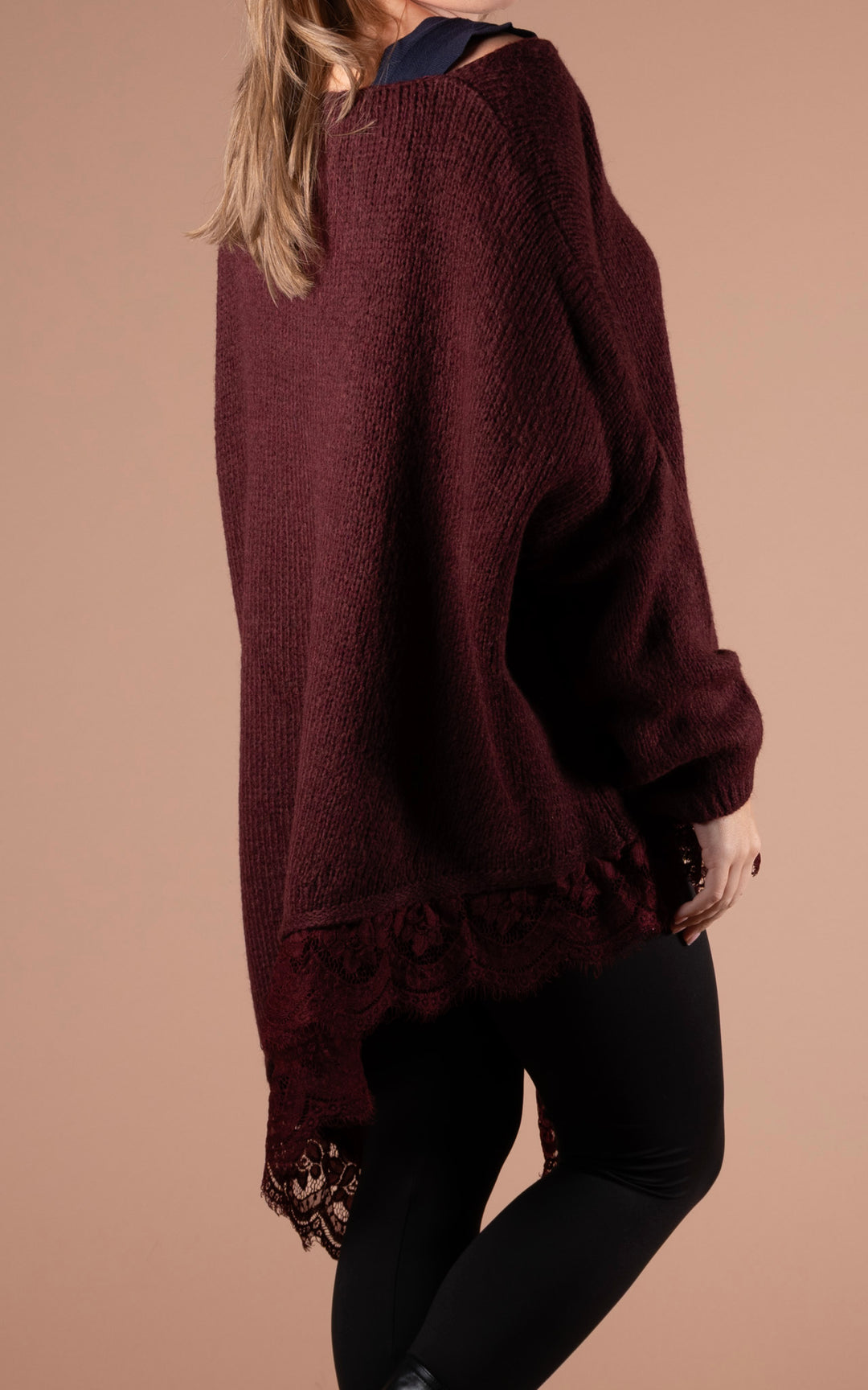 Laurel Asymmetric Jumper | Plum