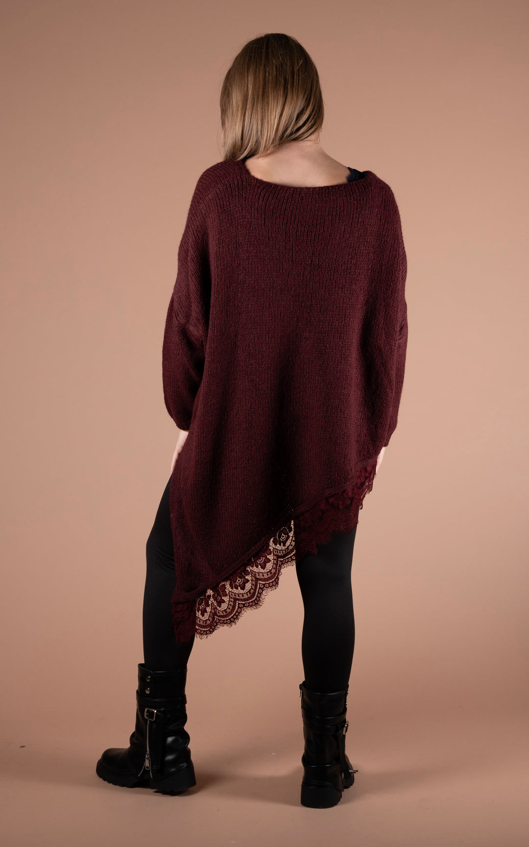 Laurel Asymmetric Jumper | Plum