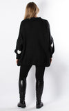 Layla Heart Jumper | Black