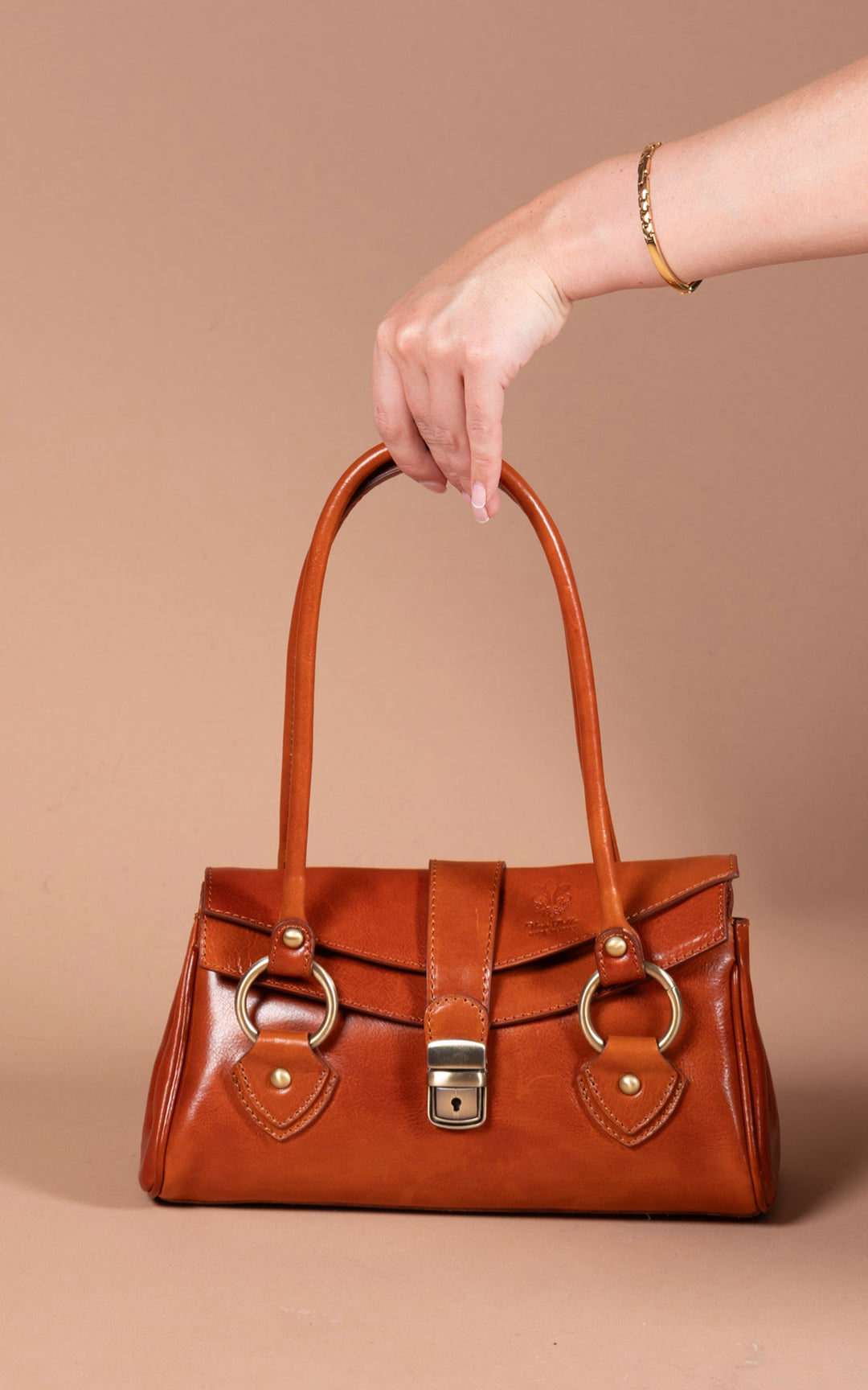 Leather Handbag | Tan