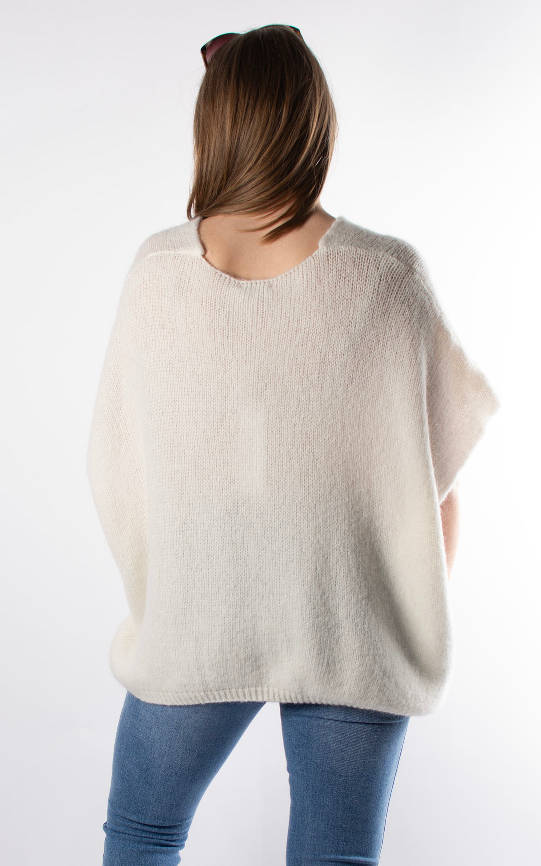 Leonie V-neck Jumper | Ivory
