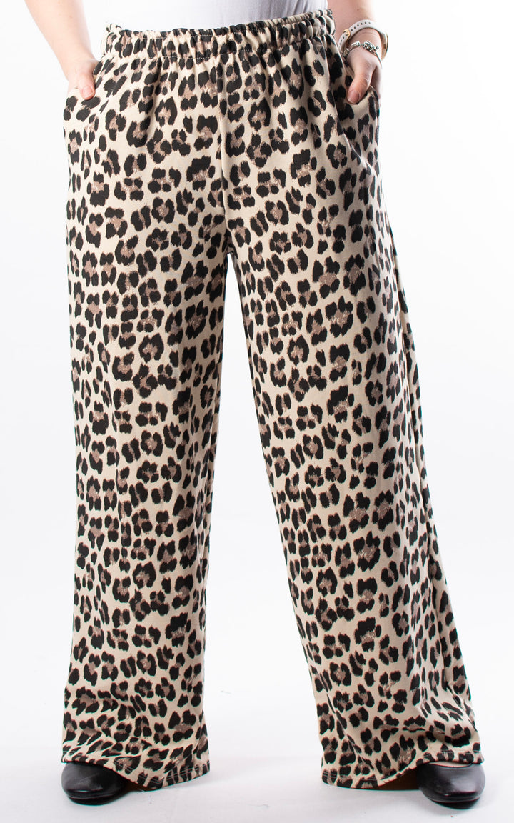 Leopard Pocket Pants | Straight Leg