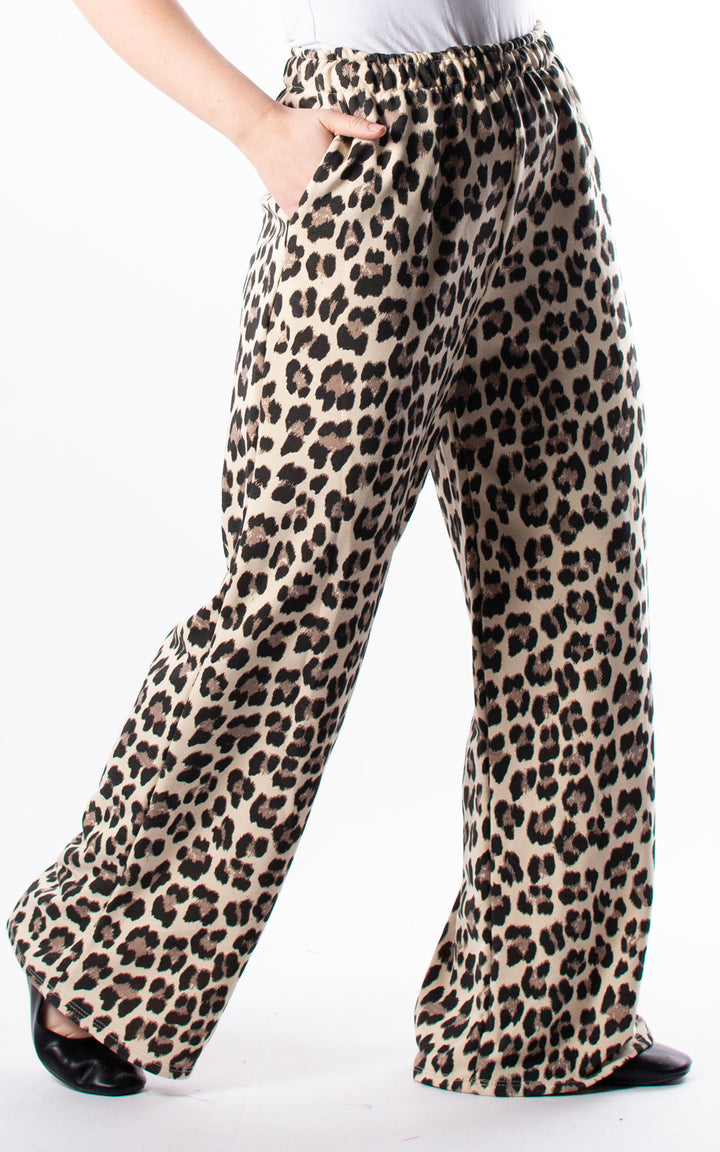 Leopard Pocket Pants | Straight Leg