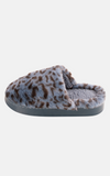 Leopard Print Slippers | Blue