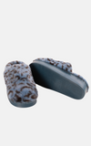 Leopard Print Slippers | Blue