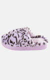 Leopard Print Slippers | Lilac