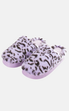 Leopard Print Slippers | Lilac