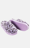 Leopard Print Slippers | Lilac