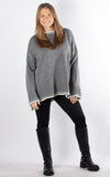 Lexi Embroidered Jumper | Light Grey
