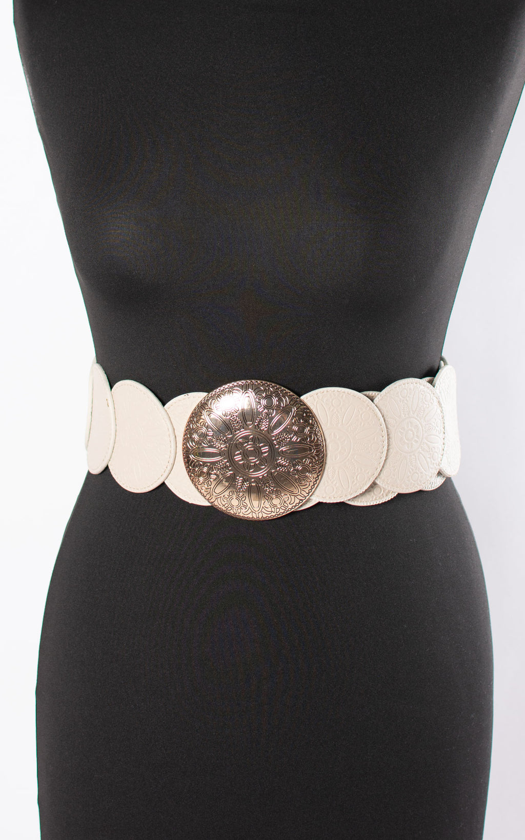 Lisa Pattern Belt | Beige