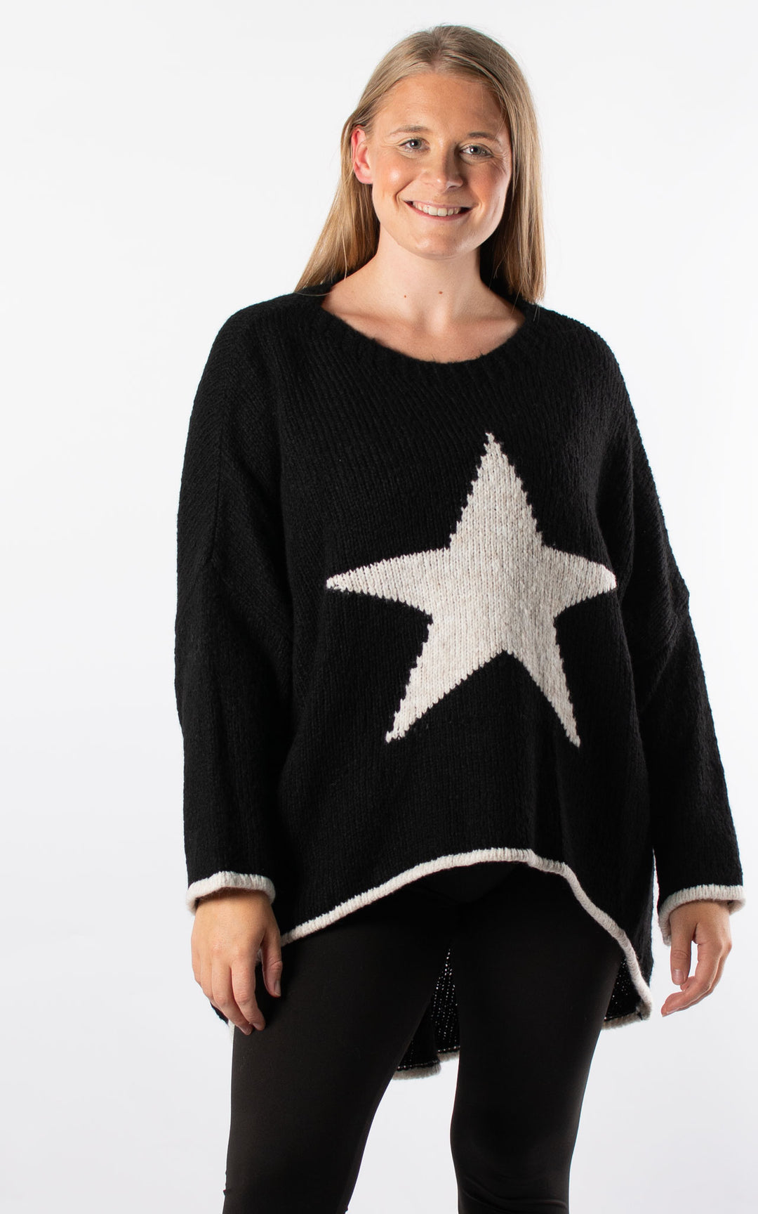 Lisa Star Knit | Black