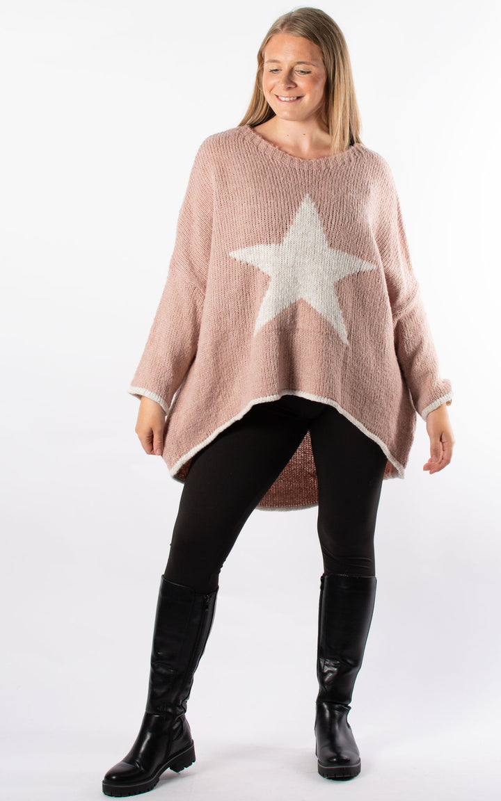 Lisa Star Knit | Pink