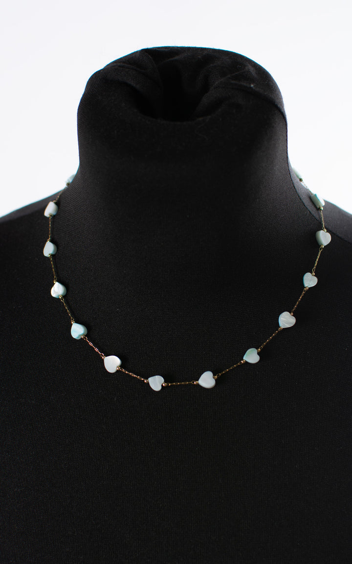 Little Hearts | Necklace | Blue